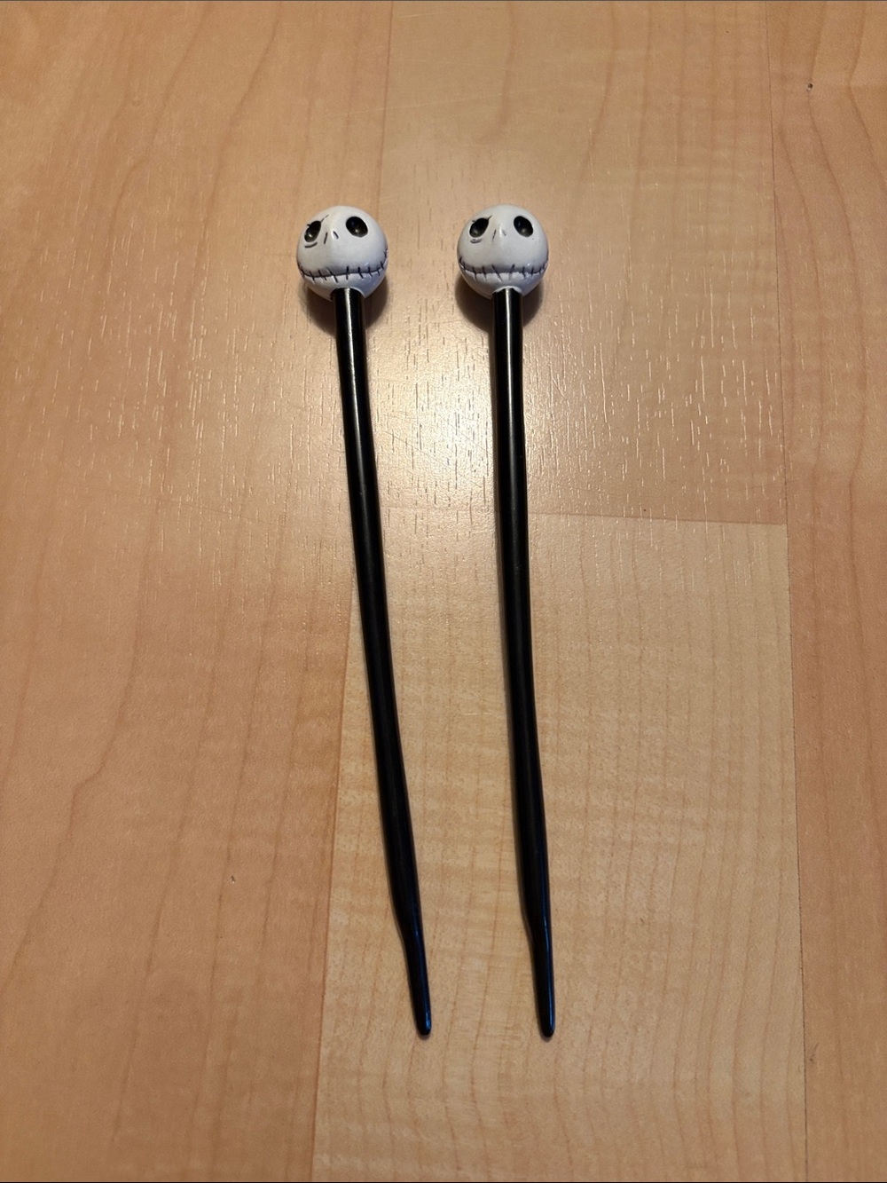 Vintage 2002 Jack Skellington hair chopsticks from Hot Topic